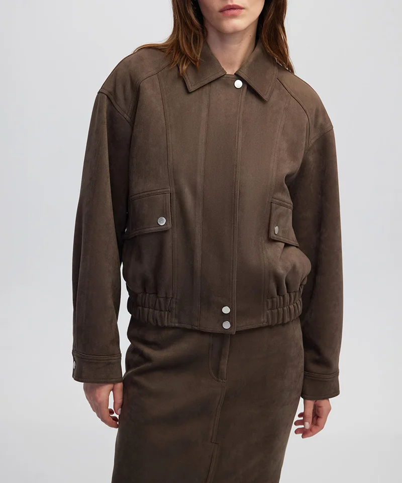 Ipekyol Suede-Effect Coat